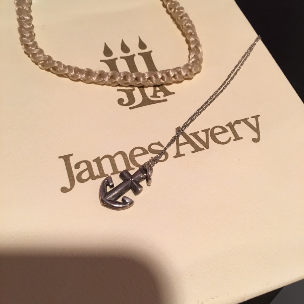 James Avery Anchor Charm Necklace